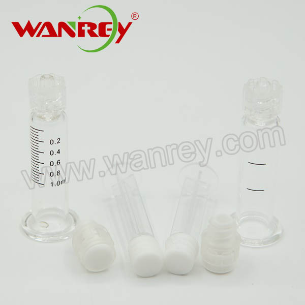 Wanrey 1ML Glass Dab Applicator luer lock Syringe